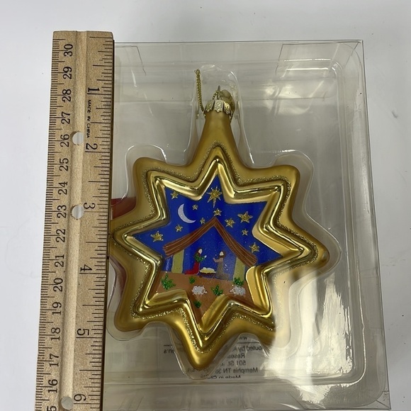 St Jude glass Christmas ornament - Picture 4 of 5